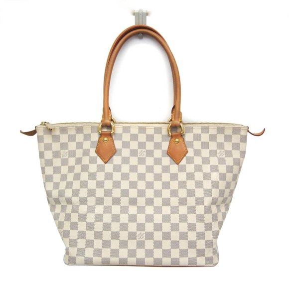 LOUIS VUITTON White Damier Tote Bag - Picture 1 of 16